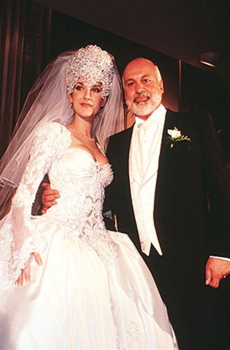 celine dion wedding gown.